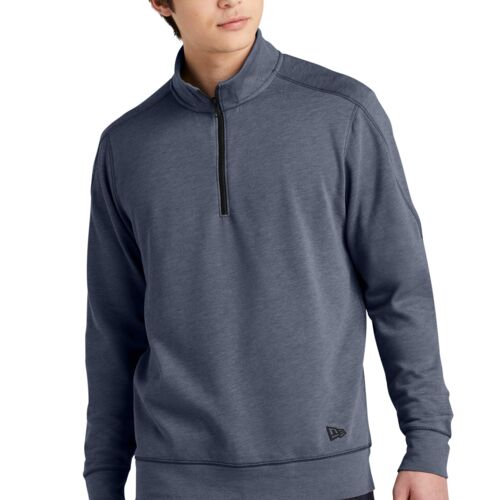 New Era® Tri-Blend Fleece 1/4-Zip Pullover Thumbnail