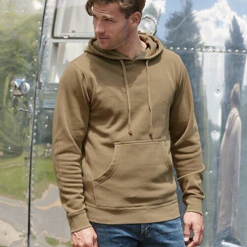 Midweight Pigment-Dyed Hooded Sweatshirt Thumbnail