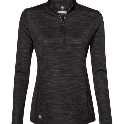 Adidas Women's Lightweight Mélange Quarter-Zip Pullover Thumbnail