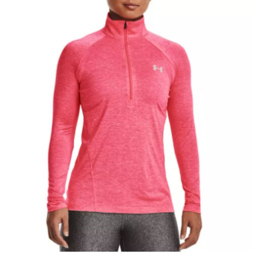 Under Armour Women's Tech Twist-Print Half Zip Long Sleeve Shirt Thumbnail