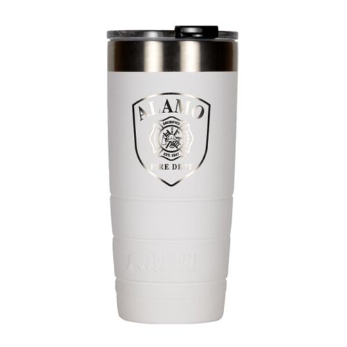 White 22 oz. Bison Tumbler (Alamo Fire) Thumbnail
