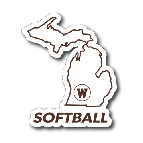 WMU Softball Decal Thumbnail