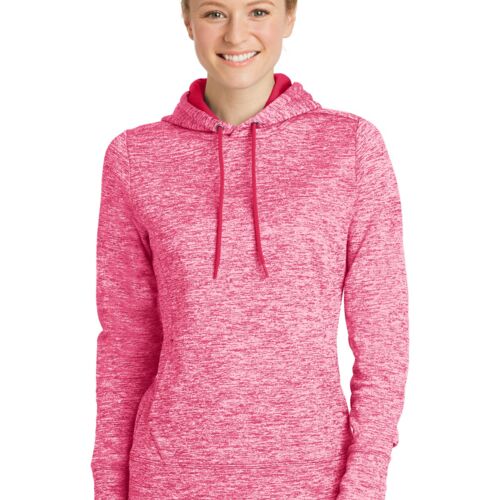 Women's PosiCharge® Electric Heather Fleece Hooded Pullover (NL Volleyball) Thumbnail