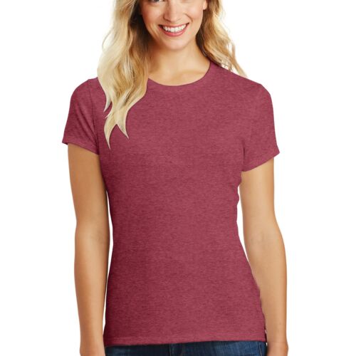 Women's Perfect Blend® CVC Tee - Last Name Option Thumbnail