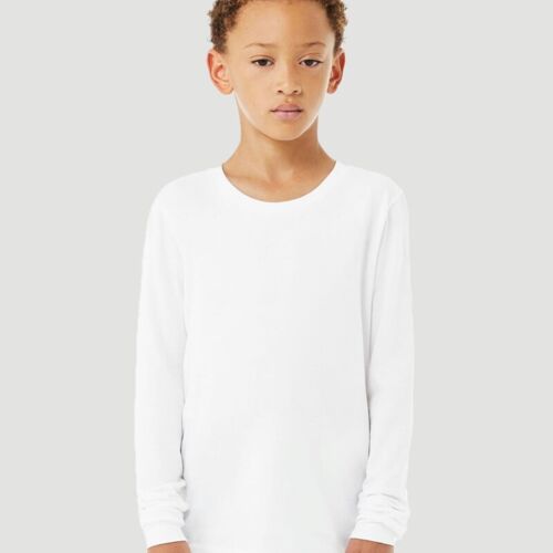 Youth Heather CVC Long Sleeve Tee (NAME OPTION) Thumbnail