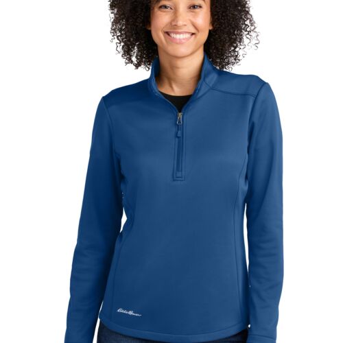 Eddie Bauer® Women’s Smooth Mid Layer Fleece 1/2-Zip (SHERRIFF GOSLIN) Thumbnail
