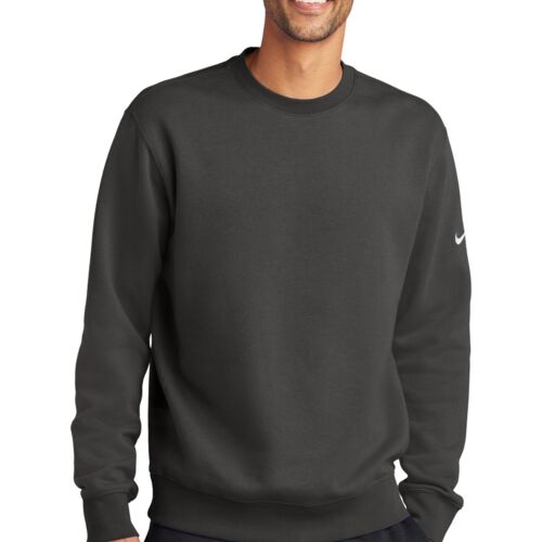 Nike Club Fleece Sleeve Swoosh Crew Thumbnail
