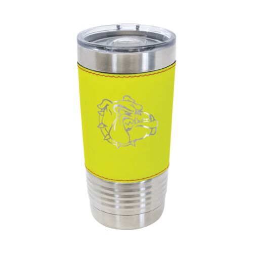 Polar Camel 20 oz. Softball Leather Tumbler with Slider Lid (Vicksburg Softball) Thumbnail