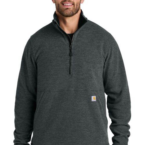 	Carhartt® Textured 1/2-Zip Fleece Jacket (SHOPCSM) Thumbnail