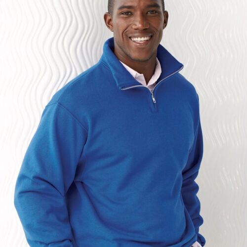 Nublend® Cadet Collar Quarter-Zip Sweatshirt (Allegan Northward) Thumbnail