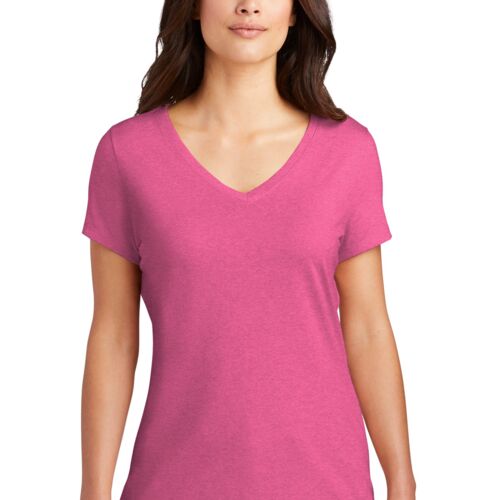 District® Women’s Perfect Tri® V-Neck Tee (NuBerry Farms) Thumbnail