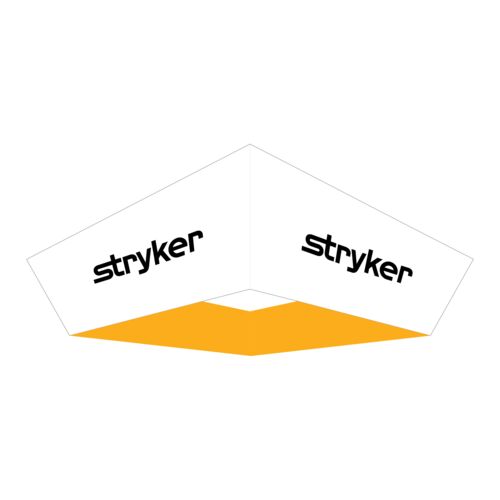 10 x 3.5 ft. Hanging Banner Tapered Square Double-Sided Thumbnail