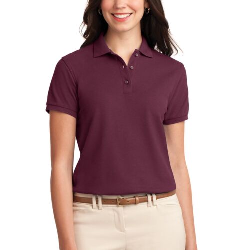Port Authority® Women's Silk Touch™ Polo (NO SIZE UPCHARGE) Thumbnail