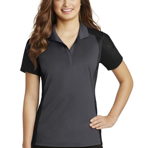 Sport-Tek® Women's Colorblock Micropique Sport-Wick® Polo (Woodsmiths) Thumbnail