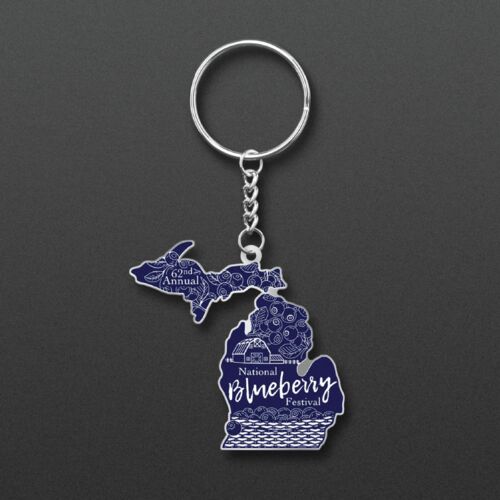 National Blueberry Festival Keychain Thumbnail