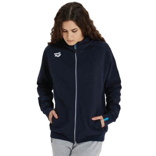 Arena Unisex Team Panel Hooded Front Zip Jacket Thumbnail