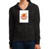 Women's Fitted Jersey Full Zip Hoodie Thumbnail