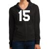 Women's Fitted Jersey Full Zip Hoodie Thumbnail