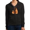 Women's Fitted Jersey Full Zip Hoodie Thumbnail