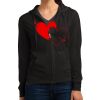 Women's Fitted Jersey Full Zip Hoodie Thumbnail