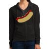 Women's Fitted Jersey Full Zip Hoodie Thumbnail