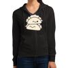 Women's Fitted Jersey Full Zip Hoodie Thumbnail