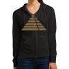 Women's Fitted Jersey Full Zip Hoodie Thumbnail