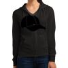 Women's Fitted Jersey Full Zip Hoodie Thumbnail