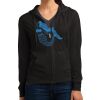 Women's Fitted Jersey Full Zip Hoodie Thumbnail