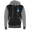 Unisex Heavyweight Varsity Full-Zip Hooded Sweatshirt Thumbnail