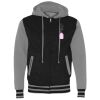 Unisex Heavyweight Varsity Full-Zip Hooded Sweatshirt Thumbnail