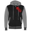 Unisex Heavyweight Varsity Full-Zip Hooded Sweatshirt Thumbnail
