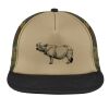 Flat Bill Snapback Trucker Cap Thumbnail