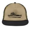 Flat Bill Snapback Trucker Cap Thumbnail
