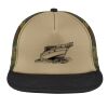 Flat Bill Snapback Trucker Cap Thumbnail