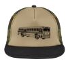 Flat Bill Snapback Trucker Cap Thumbnail