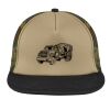 Flat Bill Snapback Trucker Cap Thumbnail