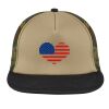 Flat Bill Snapback Trucker Cap Thumbnail