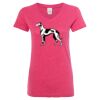 Women’s Glitter V-Neck T-Shirt Thumbnail