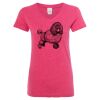 Women’s Glitter V-Neck T-Shirt Thumbnail