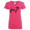 Women’s Glitter V-Neck T-Shirt Thumbnail