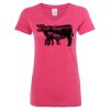 Women’s Glitter V-Neck T-Shirt Thumbnail