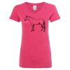 Women’s Glitter V-Neck T-Shirt Thumbnail