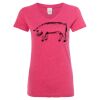 Women’s Glitter V-Neck T-Shirt Thumbnail