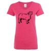 Women’s Glitter V-Neck T-Shirt Thumbnail
