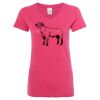 Women’s Glitter V-Neck T-Shirt Thumbnail