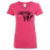 Women’s Glitter V-Neck T-Shirt Thumbnail