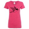 Women’s Glitter V-Neck T-Shirt Thumbnail