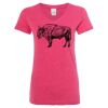 Women’s Glitter V-Neck T-Shirt Thumbnail