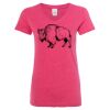 Women’s Glitter V-Neck T-Shirt Thumbnail